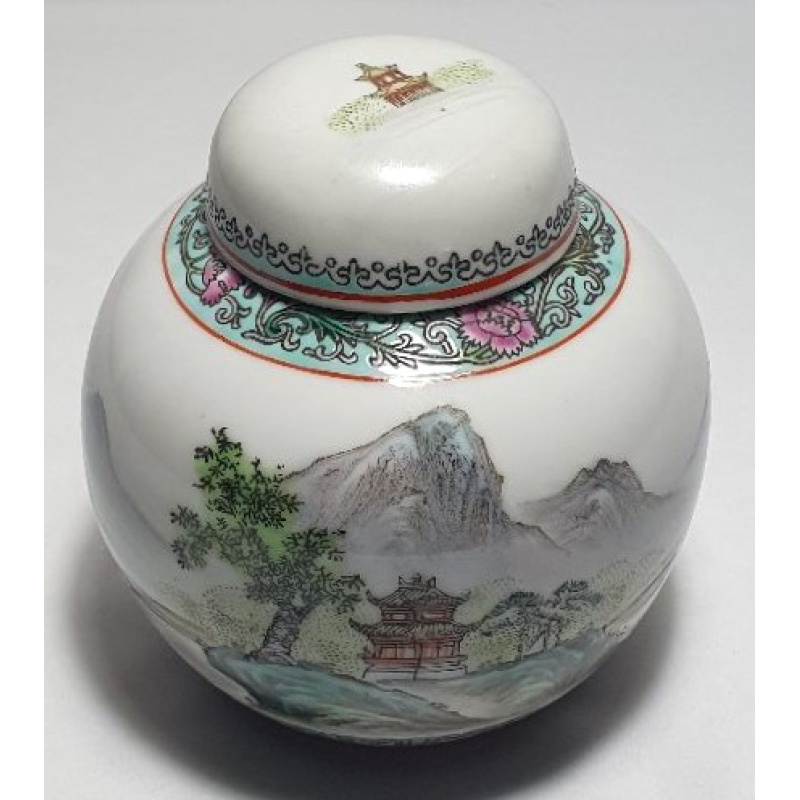 Chinese gemberpot met deksel